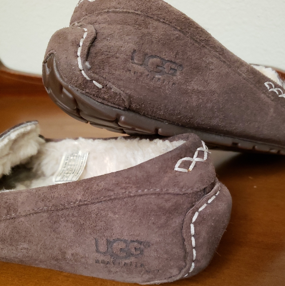UGG Australia Ansley Moccasin Suede Slippers